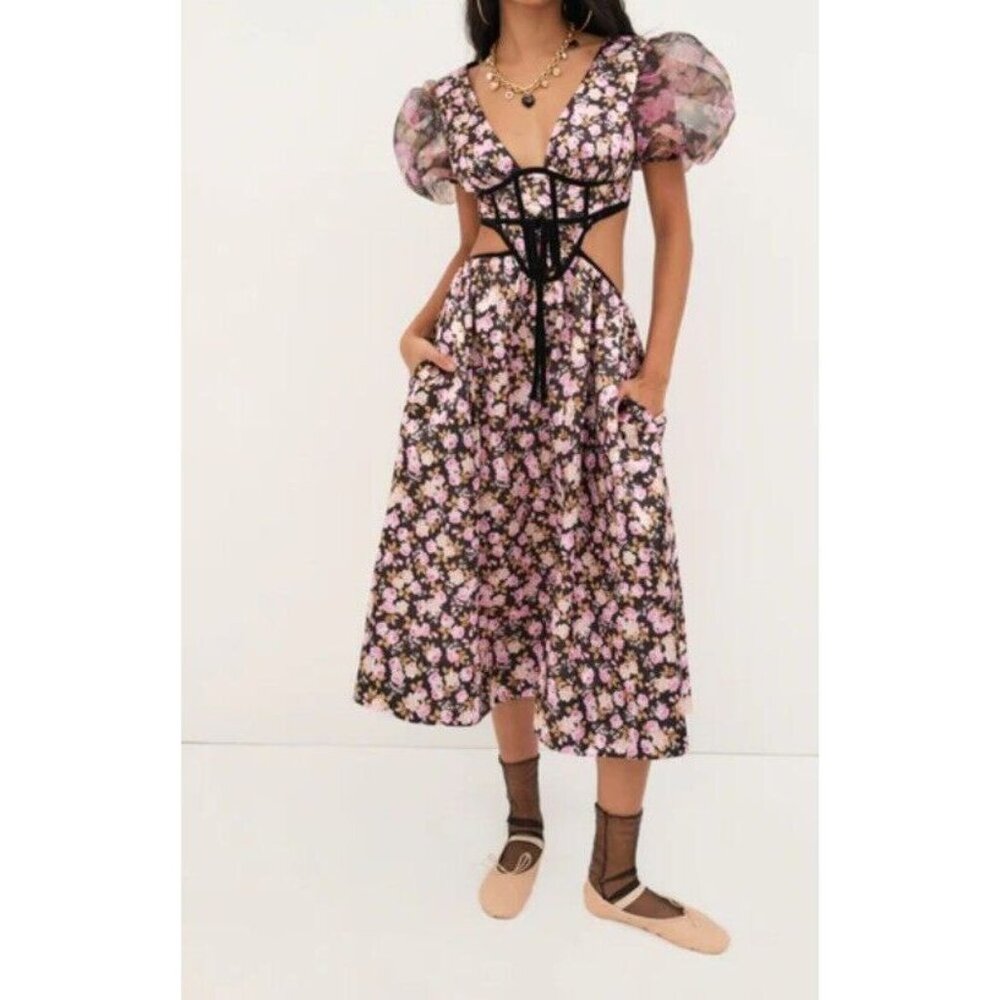 Floral Puff Sleeve Dress